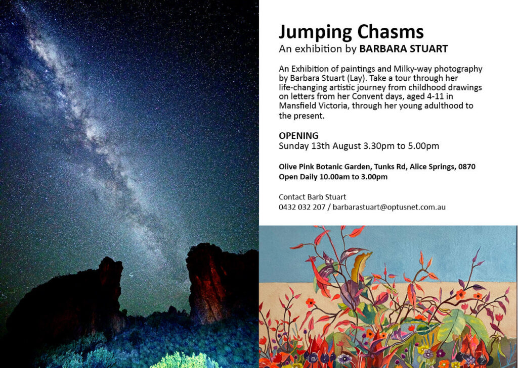 Jumping Chasms - An exhibition by BARBARA STUART